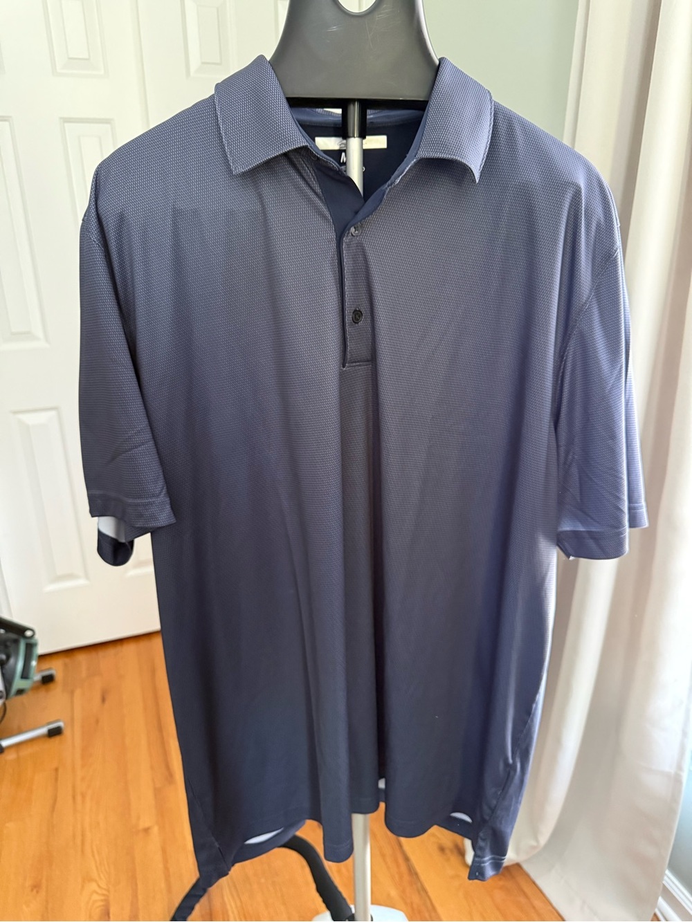 Greg Norman Collection Men's Slate Blue Performance Polo